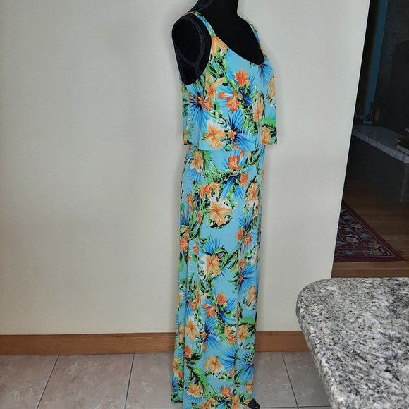 EUC!!! Denim 24/7 Tropical Maxi - Picture 2 of 10